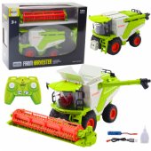 Combine Harvester with Grain Header 2in1 Remote Controlled RC Smoke Ef
