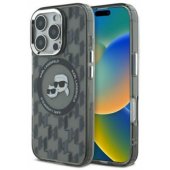 IML Monogram Karl and Choupette Head MagSafe iPhone 16 Pro, juodas
