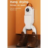 Folding Shoe dryer for 1 pair with timer / antibacterial deodorant
