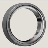 Ring 4 smart ring, Brushed silver, size 8