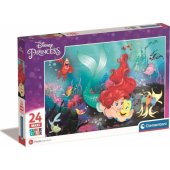 Clementoni CLE dėlionė 24 maxi SuperColor Undinėlė 24243