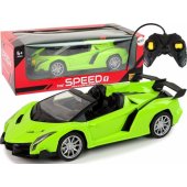 Remote Controlled Sports Car R/ C 1:18 Green