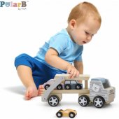 Viga Viga 44014 PolarB autovežis su žaisliniais automobiliais