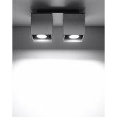 Quad 2 SL.0064 2x40W GU10 Grey