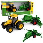 Agricultural Tractor with Seeder and Cultivator Lights Sounds Yellow 1