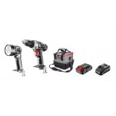 Graphite cordless tool set drill/ driver, flashlight, bag, Energy+ 18V