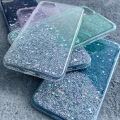 Star Glitter Case Xiaomi Poco F3/ Redmi K40, skaidrus