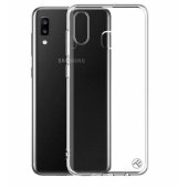 Paprastas silikoninis dėklas, skirtas Samsung Galaxy A20