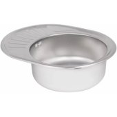 Sink 57x45x18cm Right Silver