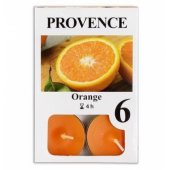 Tealights Orange 6pcs