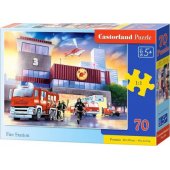 Castorland Puzzle 70 Fire station CASTOR