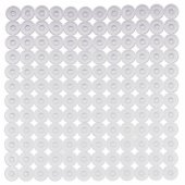 Bathmat Brick Clear 54x54cm