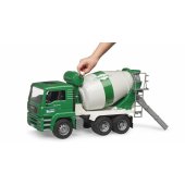 MAN TGA White and green concrete mixer