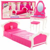 Doll®s Bedroom Set Dressing Table Chair Bed