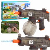 Electric Water Gun Rifle Automatic Black Range 8-9m 450 ml