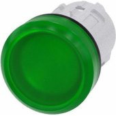 Siemens indikatoriaus galvutė 22 mm, žalia (3SU1001-6AA40-0AA)