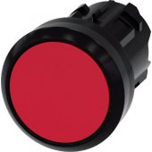 Siemens 22 mm apvalus plokščias raudonas plastikinis valdymo mygtukas su