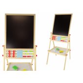 Wooden education board 2in1 Magnetic-chalkboard + Accessories Counting