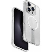 "Eleva with Vertica Stand Case iPhone 16 Pro", skaidrus