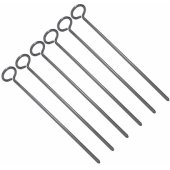 Steel Ring Head Ground Nail 6 pcs 42213