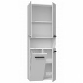 Topeshop Szafka łazienkowa Nel Dk 1k biała 60cm (NEL 1K DK BIEL KPL)