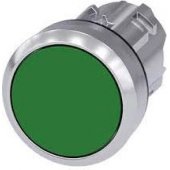 Siemens 22 mm žalias metalinis savaime grįžtantis mygtuko pavaros elementas IP69K Si