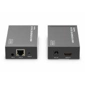AV adapteris HDMI RJ45 FHD 60Hz juodas