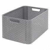 STYLE STORAGE BOXL DARK BROWN