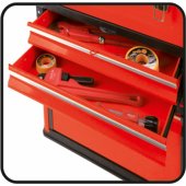 Yato YT-09107 small parts/ tool box Metal Black, Red