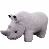 Pliušinis talismanas raganosis, pliušinis žaislas, minkštas žaislas, pilkas, 30cm