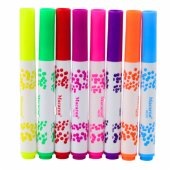 Set of Neon Markers for School, Water-Based Ink, Colorful, 8 pcs