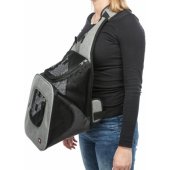 Trixie Front Carrying Bag 30x26x33 Black-grey