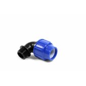 MALE ELBOW Ø20X3/ 4 PERLA BLUE