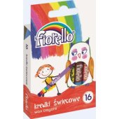 Fiorello Kredki świecowe 16 kolorów FIORELLO