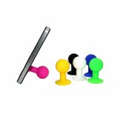 Phone holder with a round head green