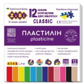 CLASSIC PLASTICINE 12 COLORS 240G