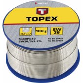 Topex Lut cynowy 60% Sn drut 1mm 100g - 44E522