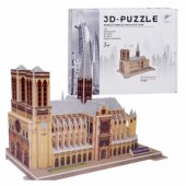 _7286507 Jokomisiada 3D dėlionė Notre-Dame katedra, 77 elementai