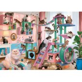 _6820963 Ravensburger dėlionė 1000 pc Kačių kambario rojus
