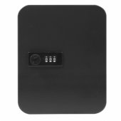 Metal Key Box with Digital Code, 48 Hooks, Black Stickers