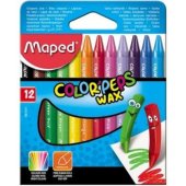 Maped Colorpeps vaškinės kreidelės, 12 spalvų (861011)