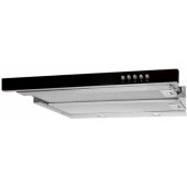 WK-7 LIGHT GLASS 50 INOX Black