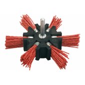 Verto Abrasive broom brush with 100mm shank - 62H720
