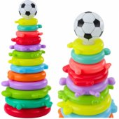 Educational Pyramid Puzzle Ball Stickers 13 Levels Colorful