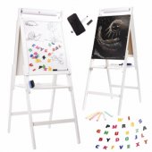 _891013 RoGer XXL dvipusė kreidinė ir magnetinė medinė lenta + Educa