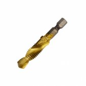 AWTools AWTOOLS skylių grąžtų rinkinys M3-M10, 7 vnt., geltonas