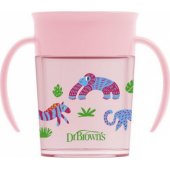 Dr Browns TC71005-DR BROWN`S-KUBEK 360*PICIE JAK ZE SZKLANKI 200ML RÓŻ