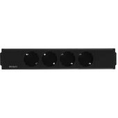 Office under-desk 4AC Black