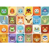 Ravensburger vaikiška dėlionė Pokémon veidai (100 detalių)