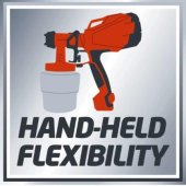 Einhell TC-SY 500 P paint spray gun (red/ black, 500 watts)
